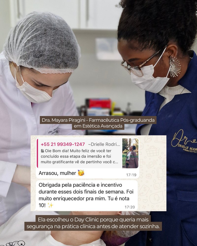 Depoimento da Dra. Mayara Piragini sobre o Day Clinic